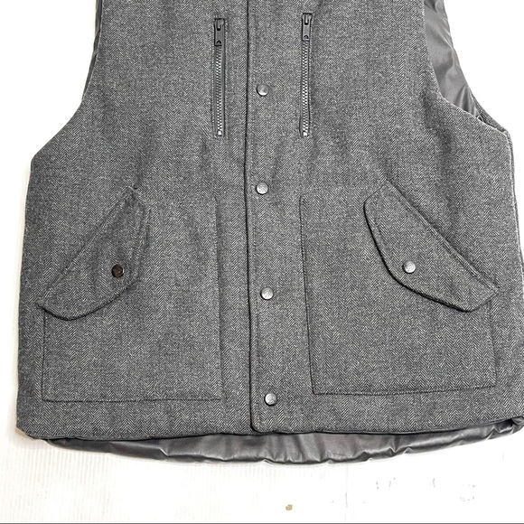 State Vintage Rogue Apparel wooly leather lined vest  Unisex size Large - Picture 3 of 14